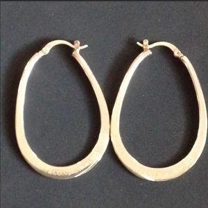 Tiffany & co. silver hoops by Elsa Peretti